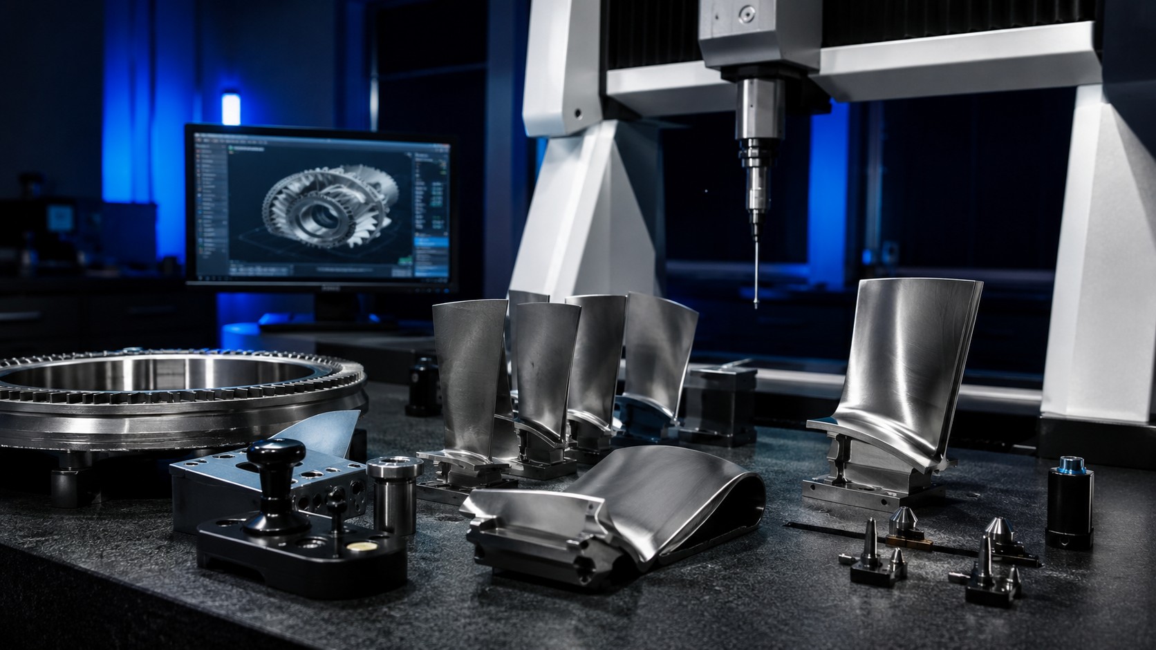 Orluck Industries precision aerospace components inspection
