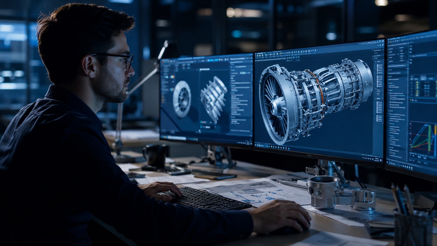 CAD CAM engineering workstation aerospace design